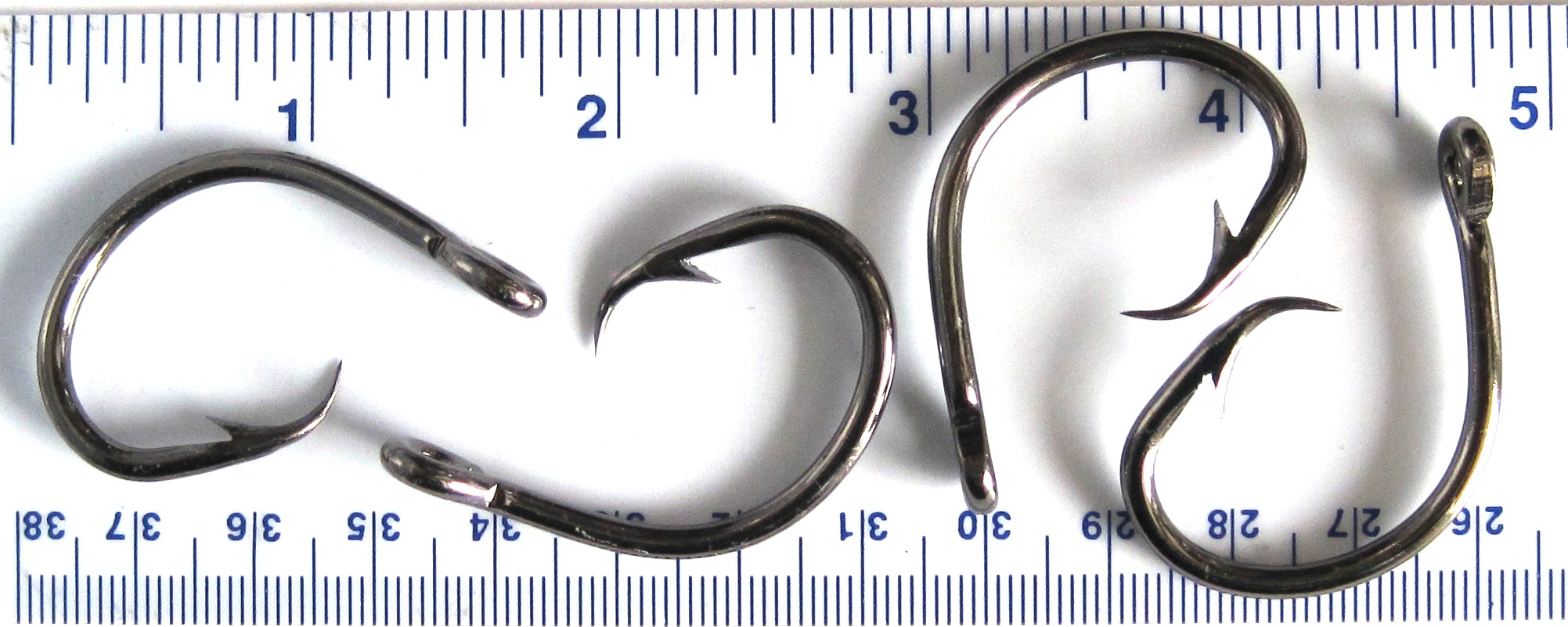 50 GT 4X L2004 Offset Black Nickel Circle Fish Fishing Hooks size 10/0  50 hooks 